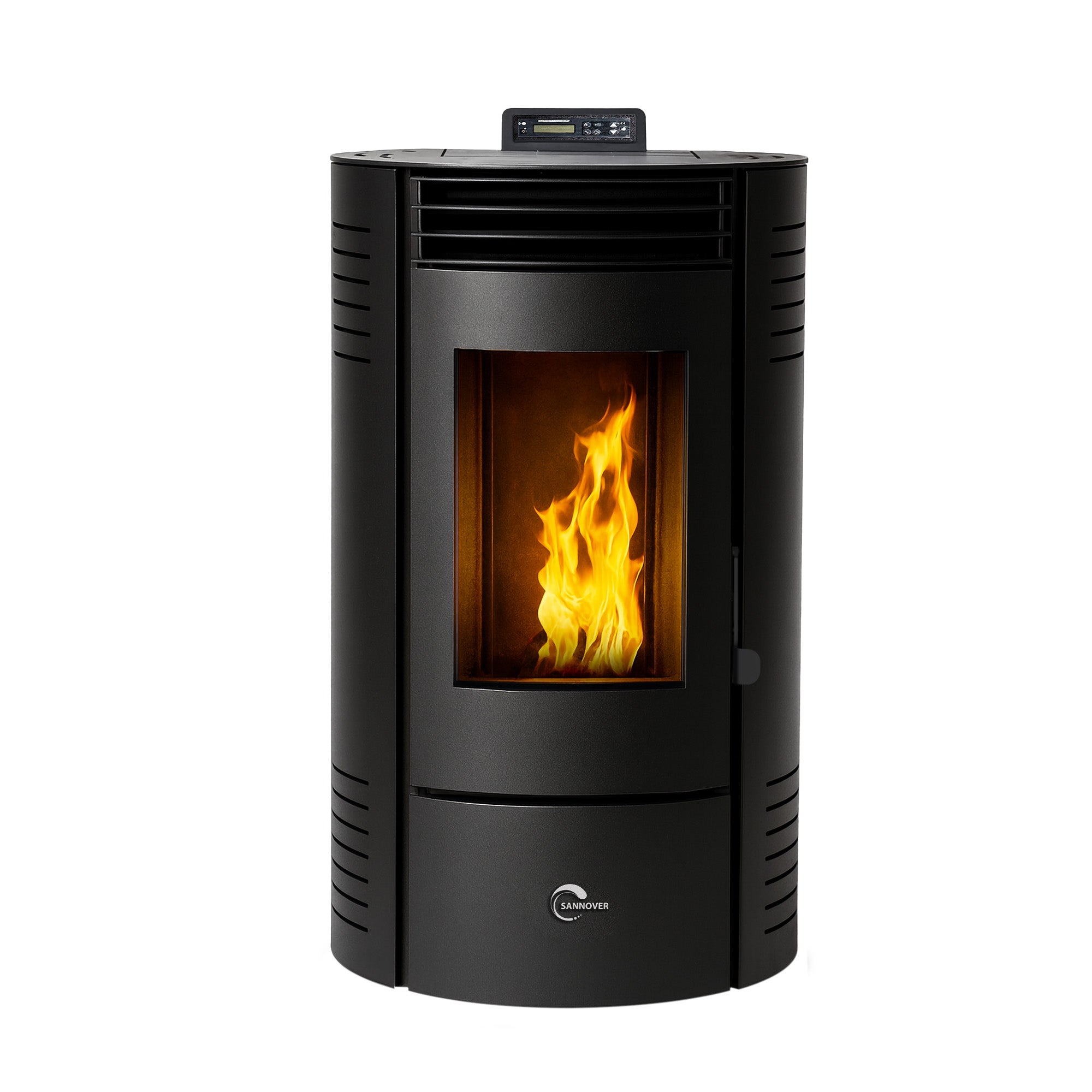 Salamandra a pellets Azora 11,6 kW Preto Sannover - 2