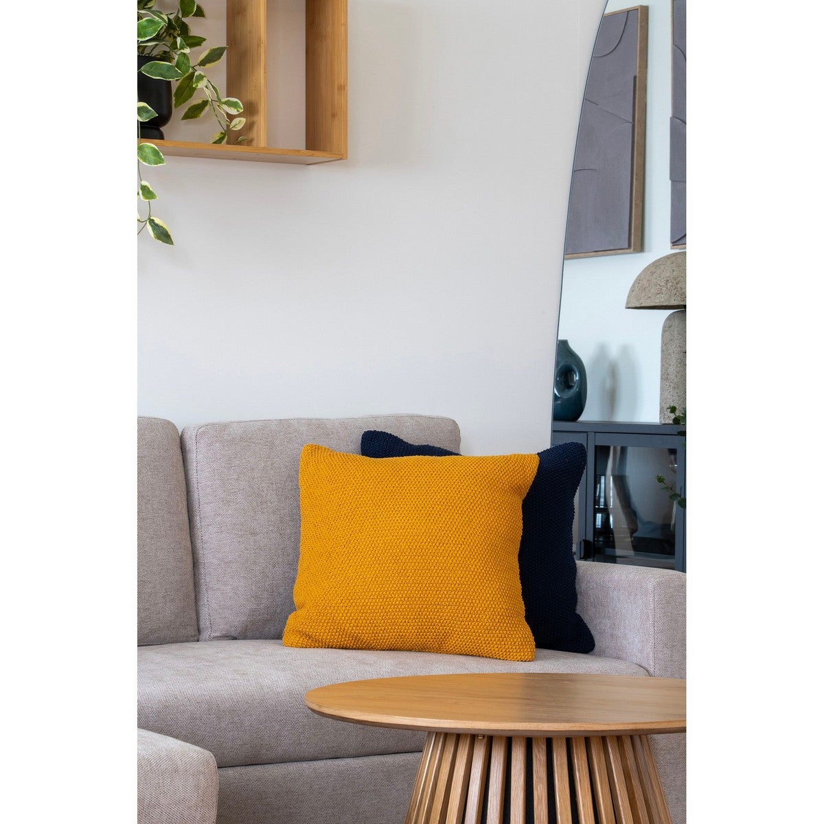 Cuscino Decorativo Santos, Cotone Reciclato, Arancione, Seven Design - 2