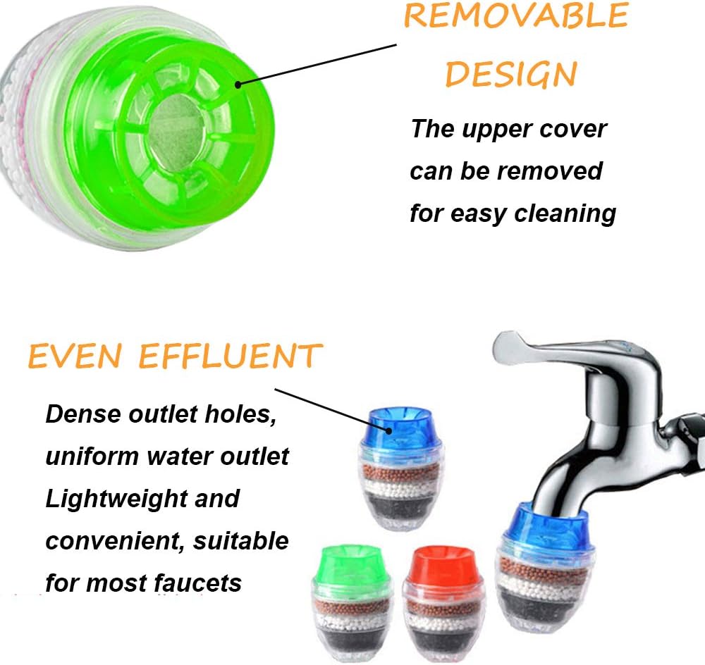 Filtre à Eau Pour Robinet De Cuisine - Purificateur Au Charbon Actif - Élimine Chlore, Métaux Lourds - Installation Facile Sans Outils