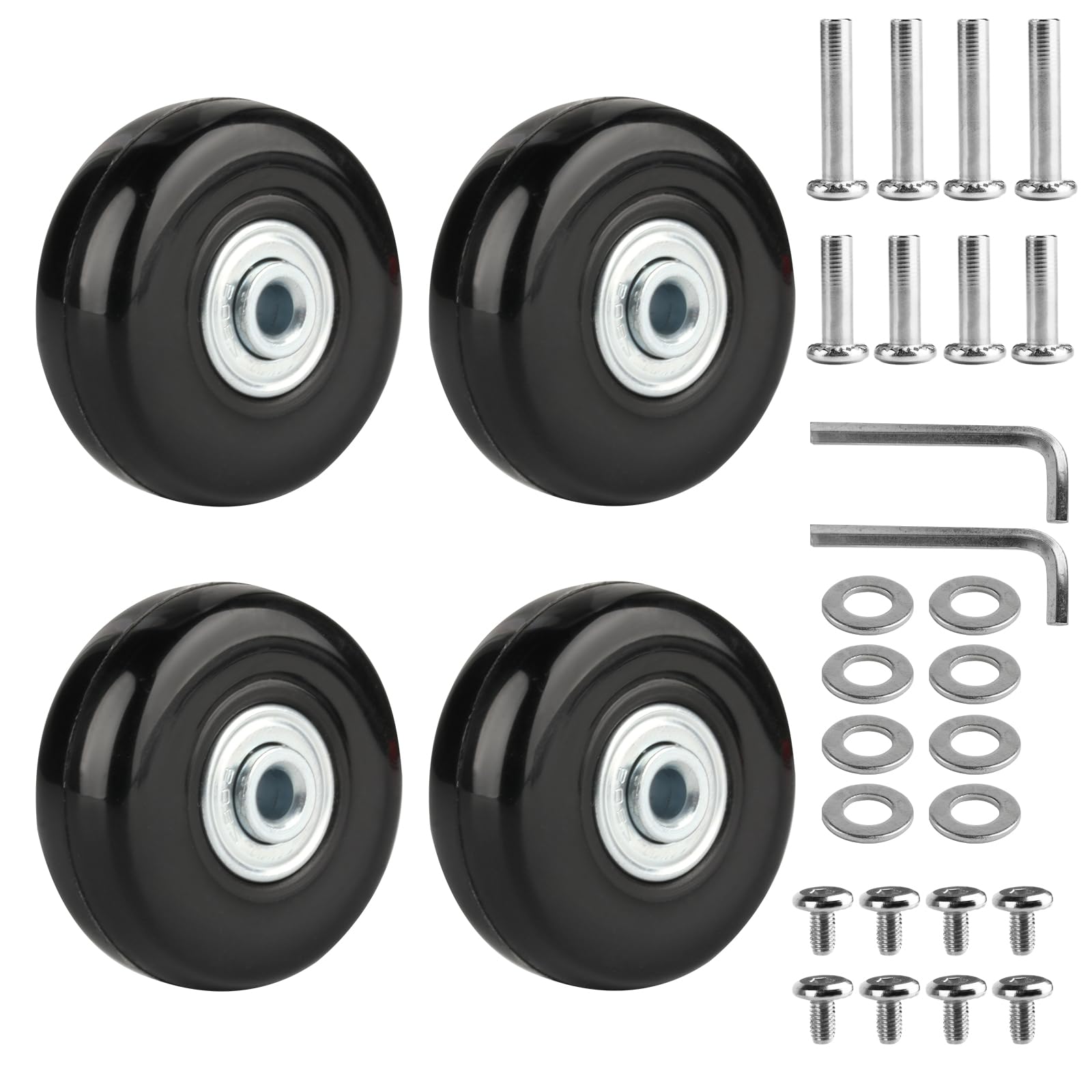 4 Pièces Roulette Valise, Roue Valise Universelle, Roulettes Valise ...