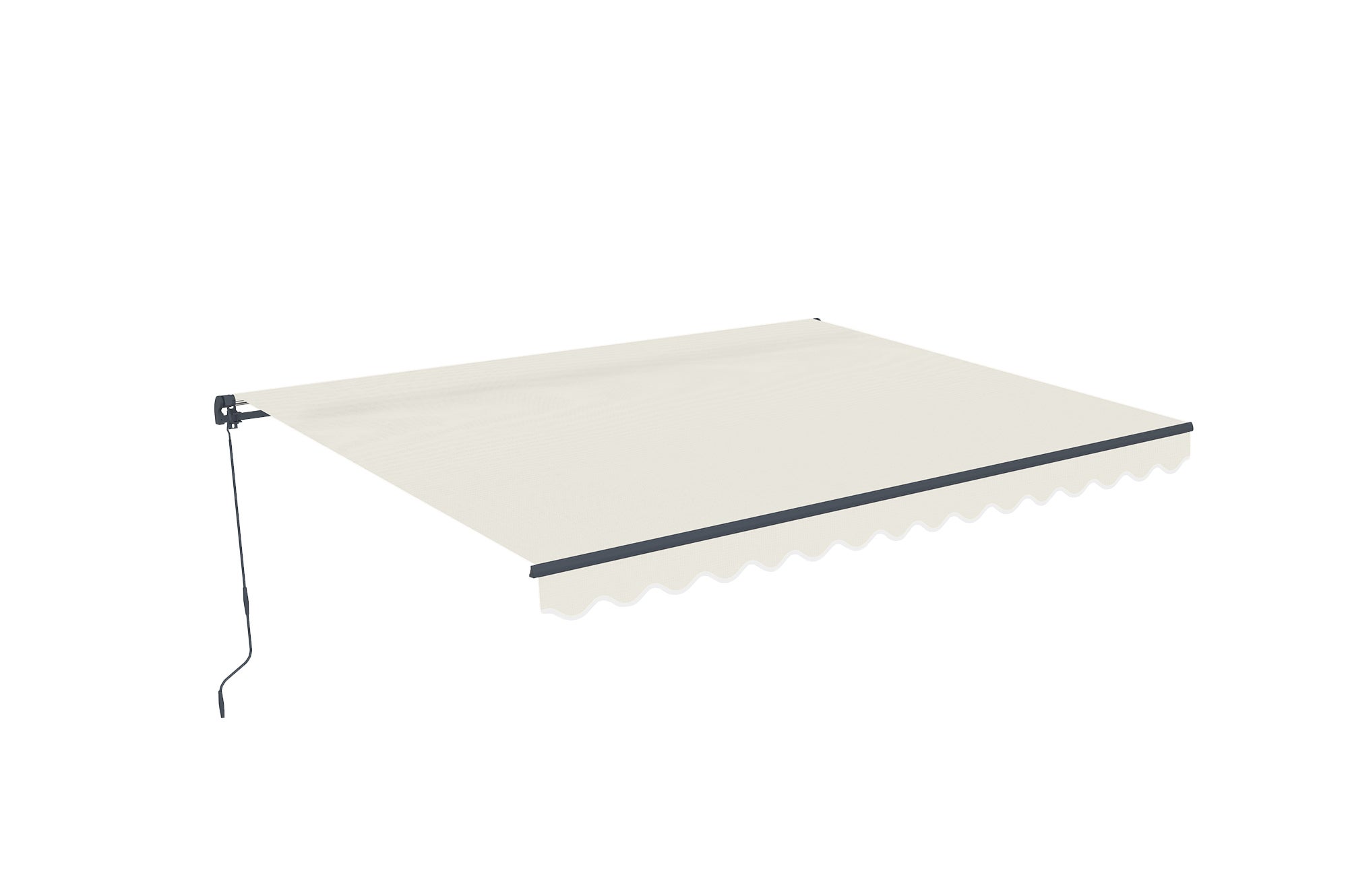 Store banne monobloc VECCHIO 2,5m x 2m - Toile premium 320g/m2 Beige - 8