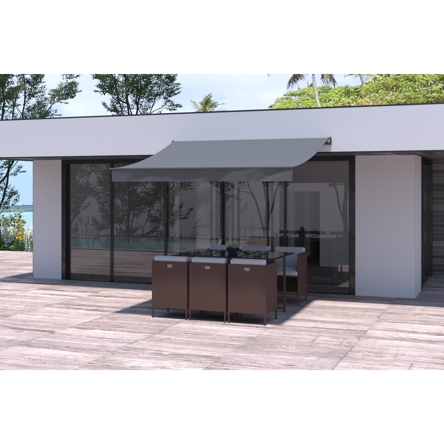 Adro toldo gris de 2820 x 2480 mm