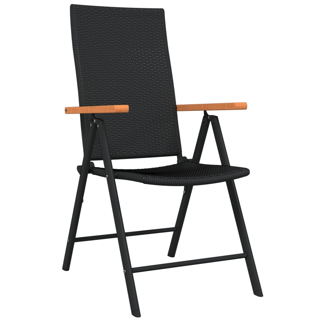 Set da pranzo da giardino mobili da esterno 3 pezzi nero 02_0013668 - 2