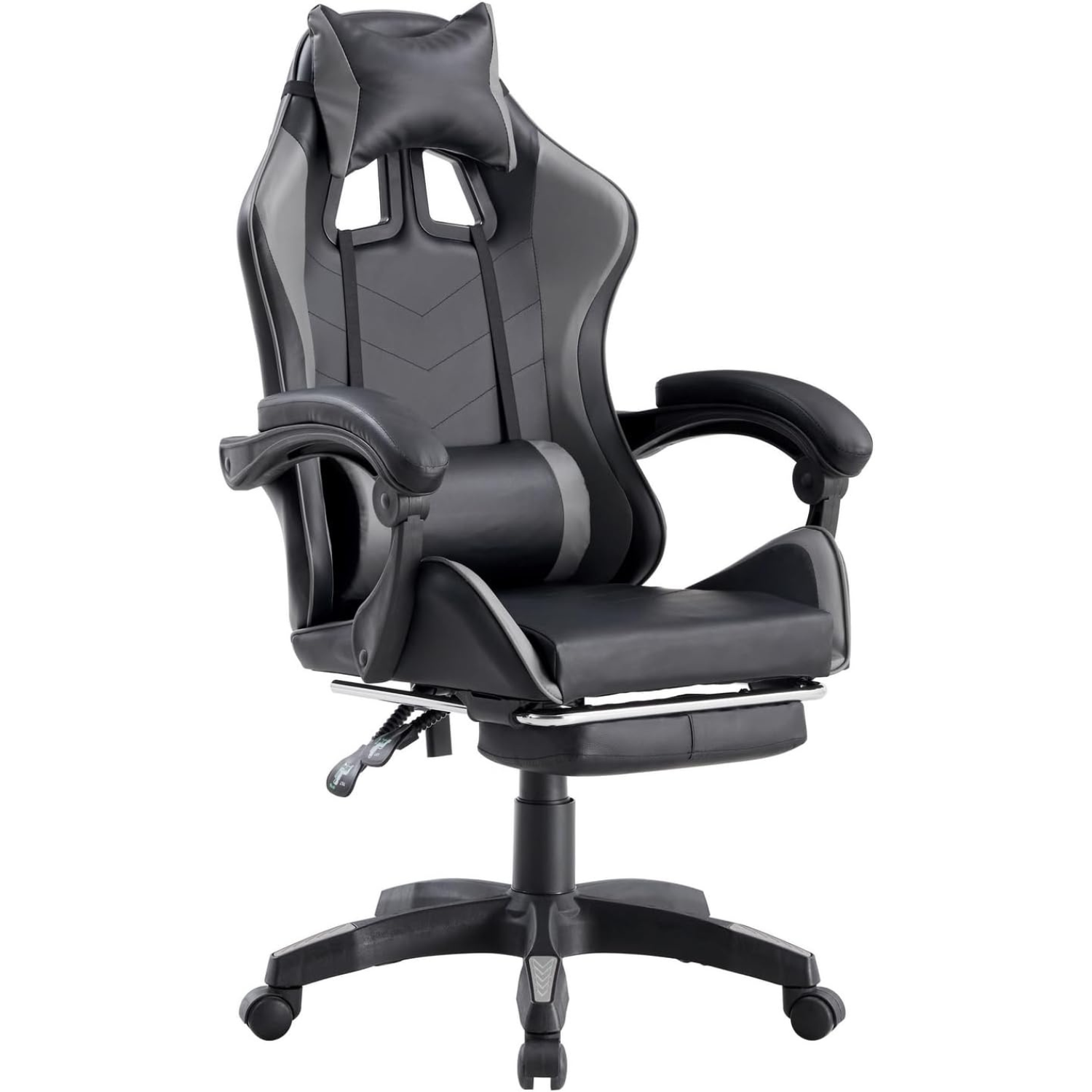 NTENSE Sedia Gaming Vortex - Schienale Alto Reclinabile Similpelle Nero - Foto 10
