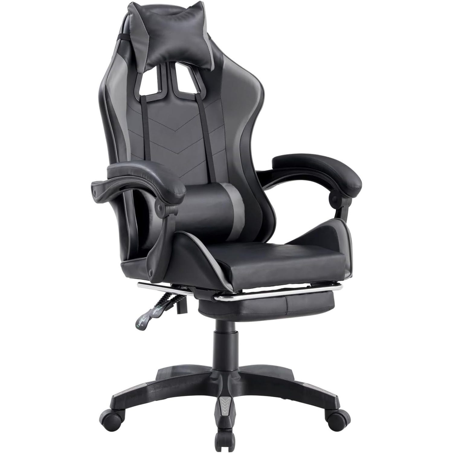 NTENSE Sedia Gaming Vortex - Schienale Alto Reclinabile Similpelle Nero - Foto 10