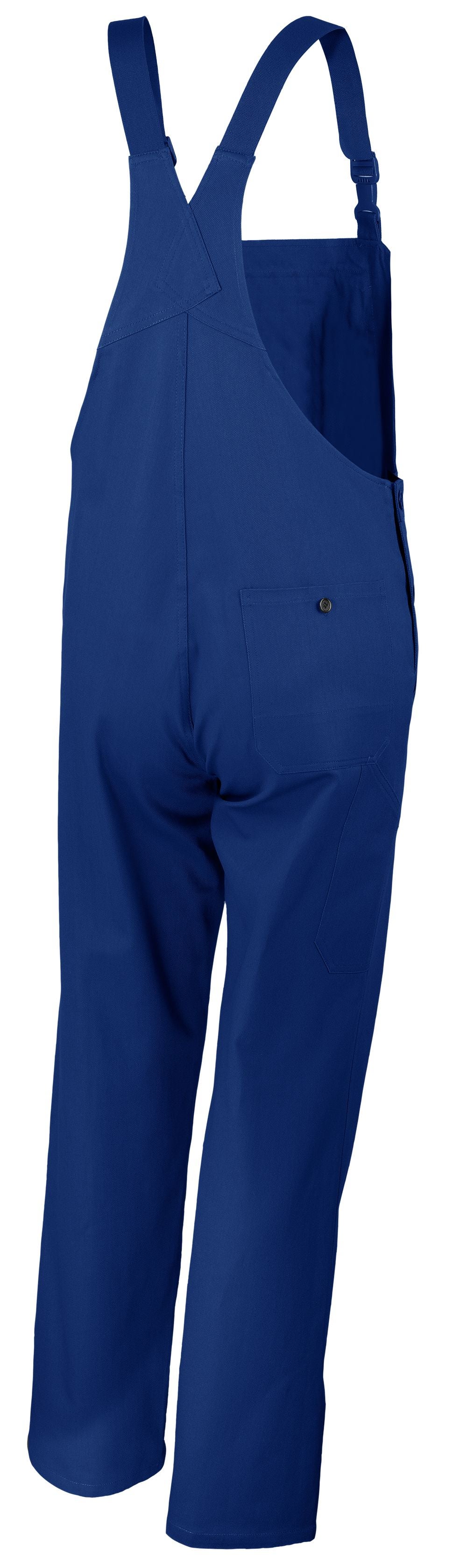 Qualitex - salopette classique - en pur coton - d'entretien facile - royal - size 46 - Unisex - Pantalon de travail avec 7 poche - durable - 2