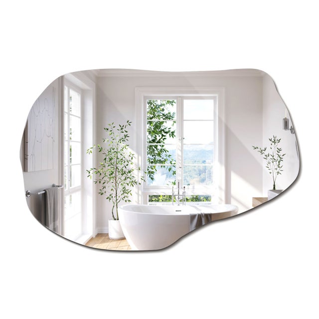 Espejo grande 100×65 cm elemento decorativo artístico para interiores exclusivos y ambientes modernos ArtPrintCave