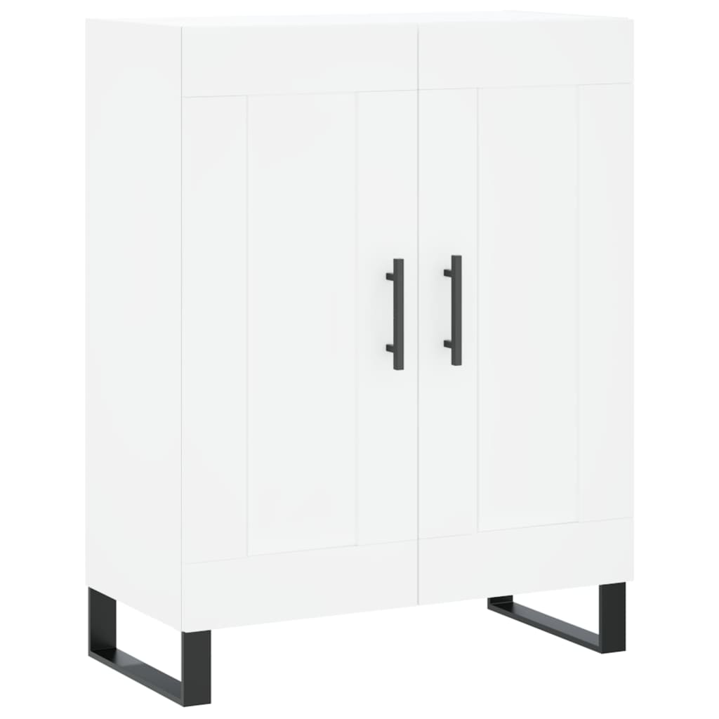 Buffet haut Blanc 69,5x34x180 Bois d'ingénierie - 7
