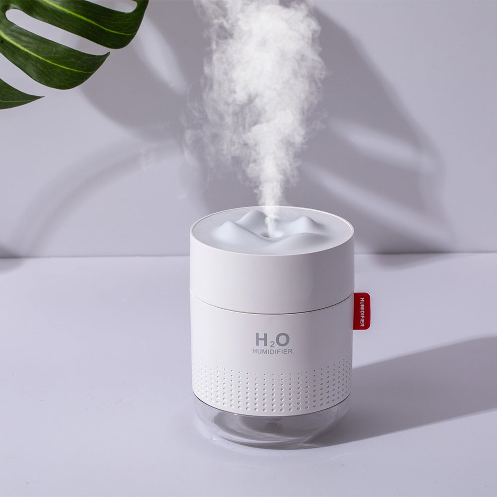 Mini umidificatore portatile da 300 ml, piccolo umidificatore a nebbia fredda con luce notturna colorata per auto, ultra silenzioso, rosa, 1 pz | Leroy Merlin
