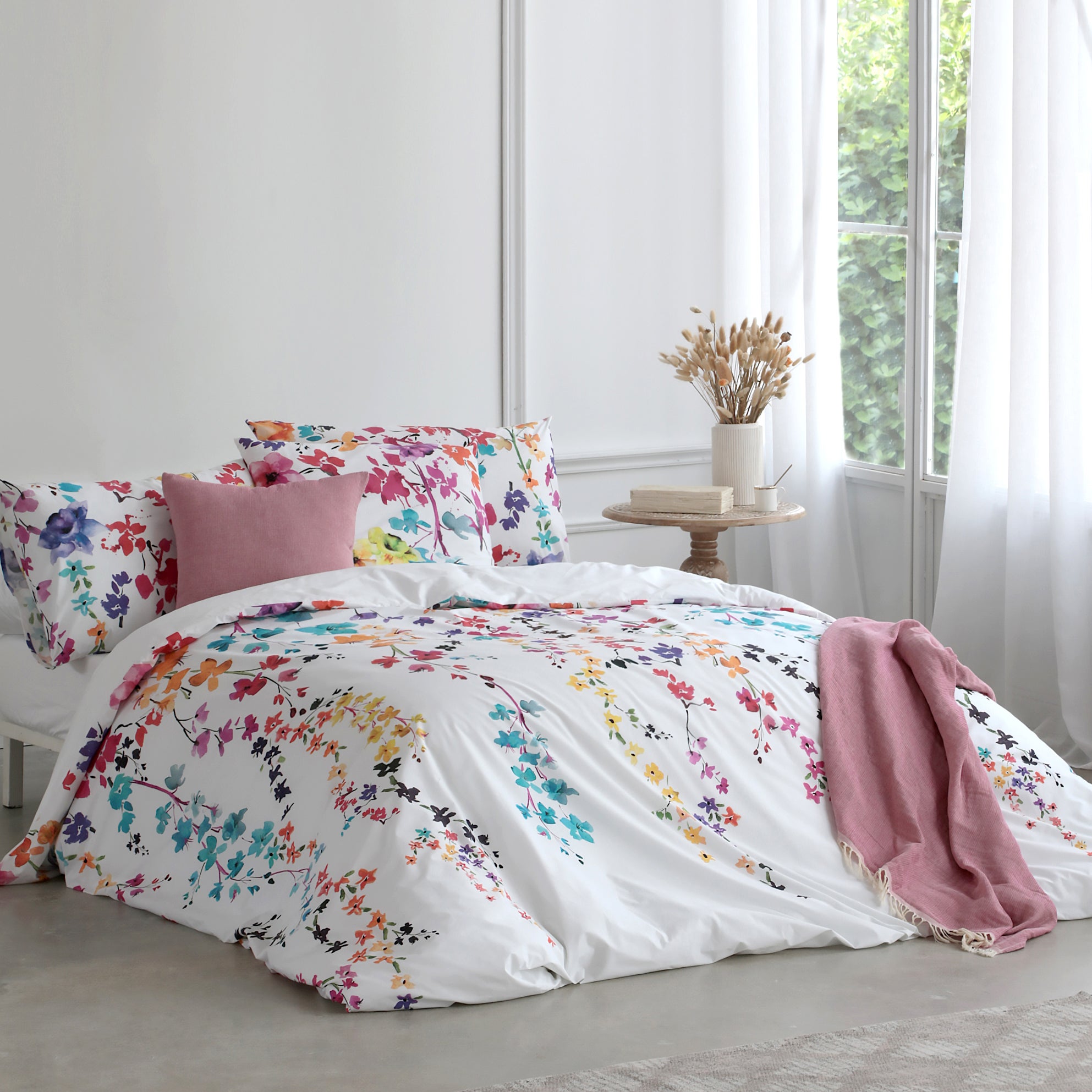 Housse de couette Haku lit 90 cm - 150x220 cm, coton 200 fils - 2