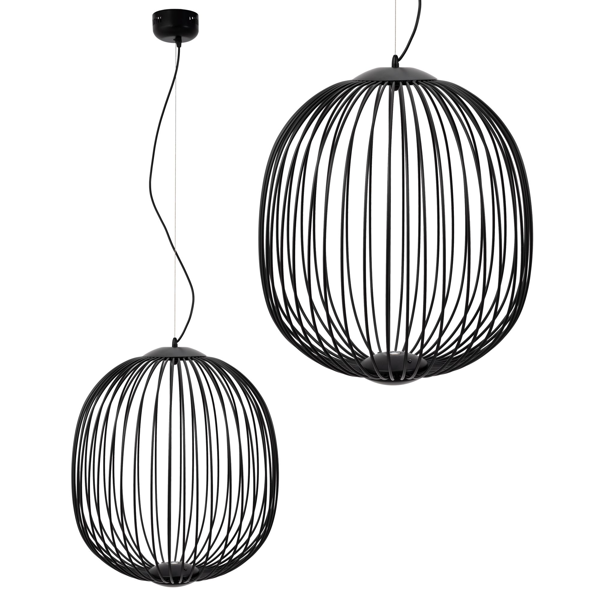 Lampa Sufitowa Wisząca Toolight App967-1Cp Czarny