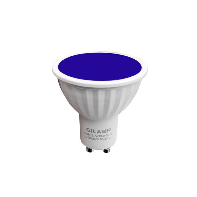 Lampadina LED GU10 7W 220V BLU - SILAMP