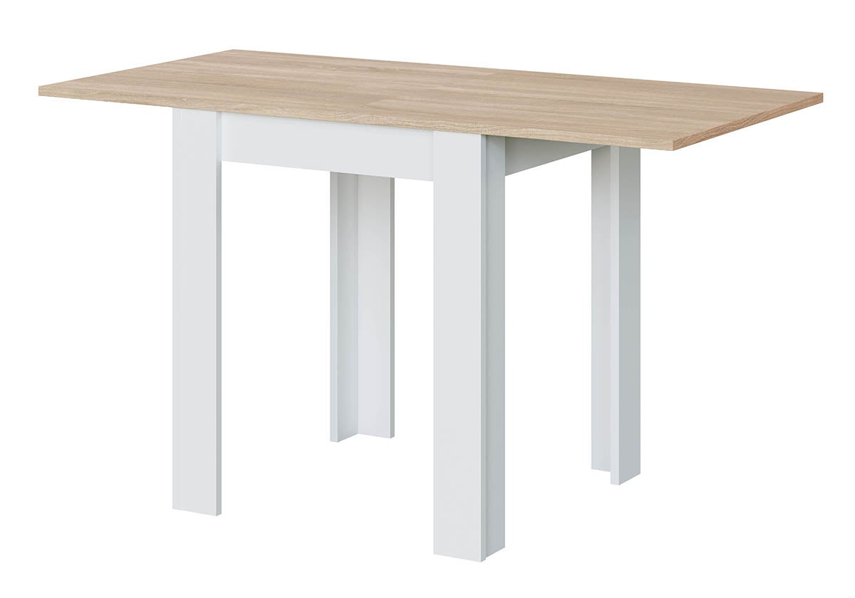 Table D'Appoint Triangulaire Retro - Plateau MDF & 3 Pieds En Hêtre - Diamètre 60 Ou 80 Cm, Hauteur 75 Cm