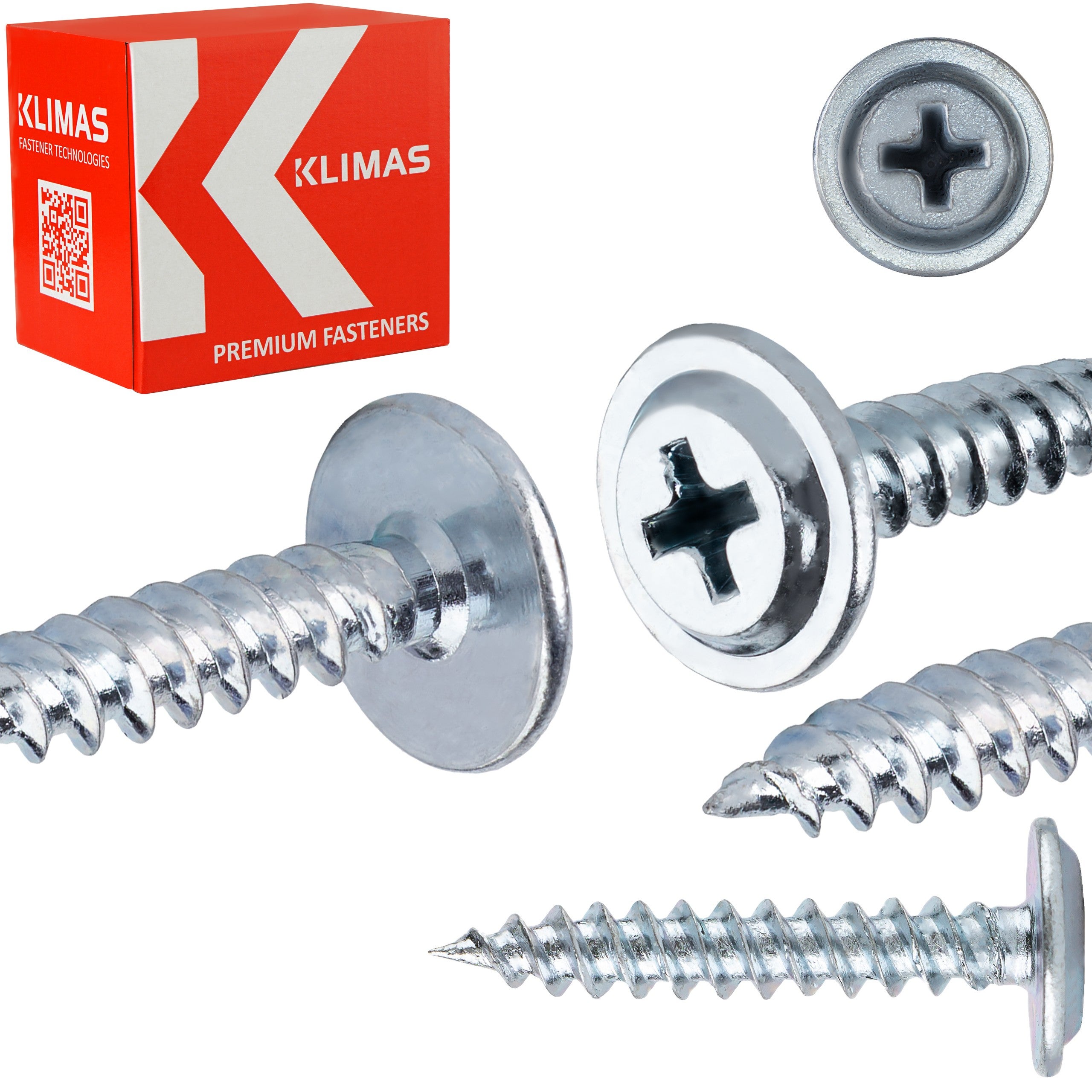 Wkręty samogwintujące podkładkowe do stali Klimas WPC 4,2x25 mm 500szt
