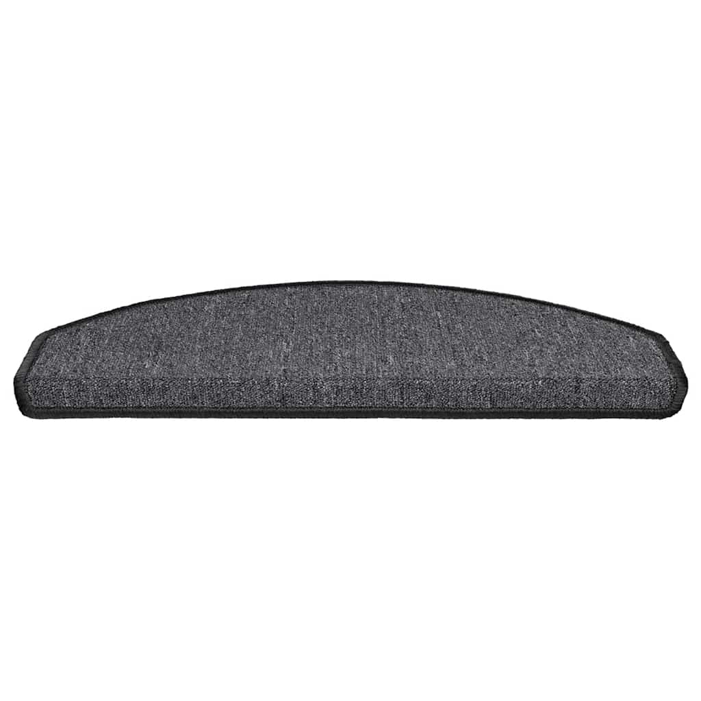 Tapis d'escalier 20 pcs | Paillasson d'escalier | Tapis de marche anthracite 65x24x4 cm CFW865690 - 3