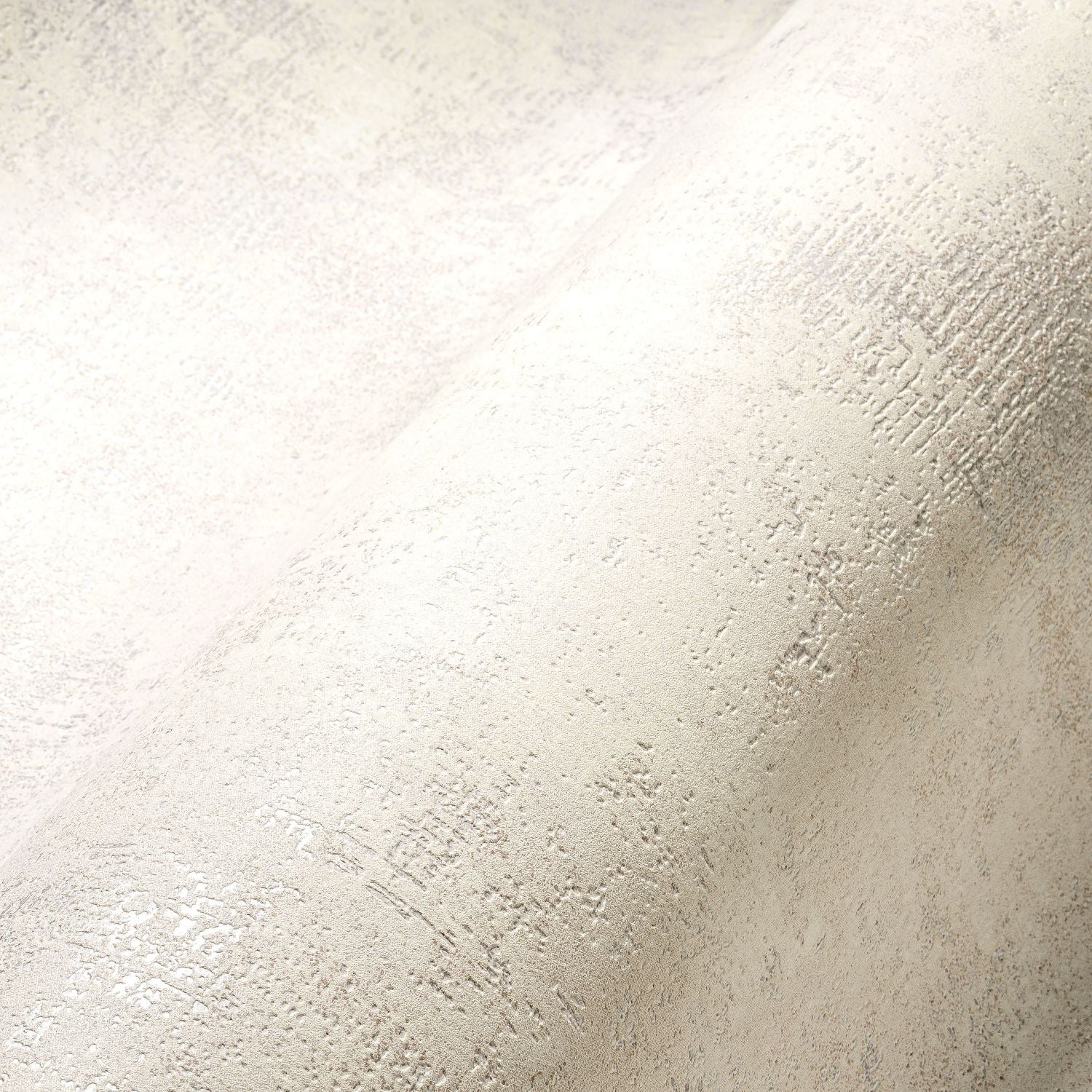 Carta da parati a struttura beige crema e bianco - 53 cm x 10.05 m - A.S. Création - 5