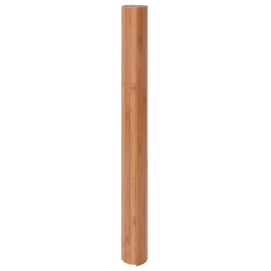 Tapis rectangulaire naturel 100x500 bambou - 3