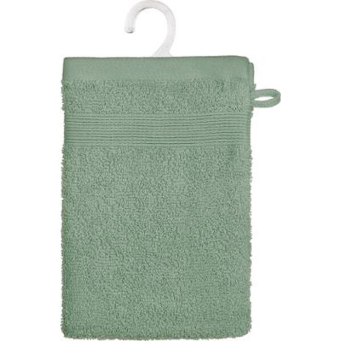 Lot de 2 gant de toilette MOSAIQUA 15x21 blanc en coton | Leroy Merlin