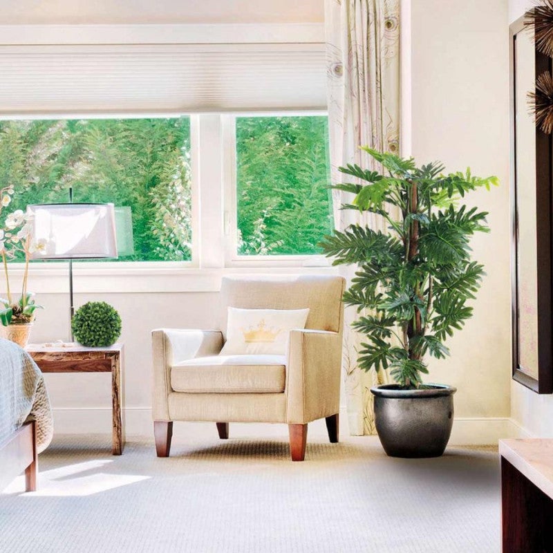 Plante Artificielle Philodendron 150cm avec pot | Plantes en plastique pour la décoration de jardin intérieur et extérieur - 3