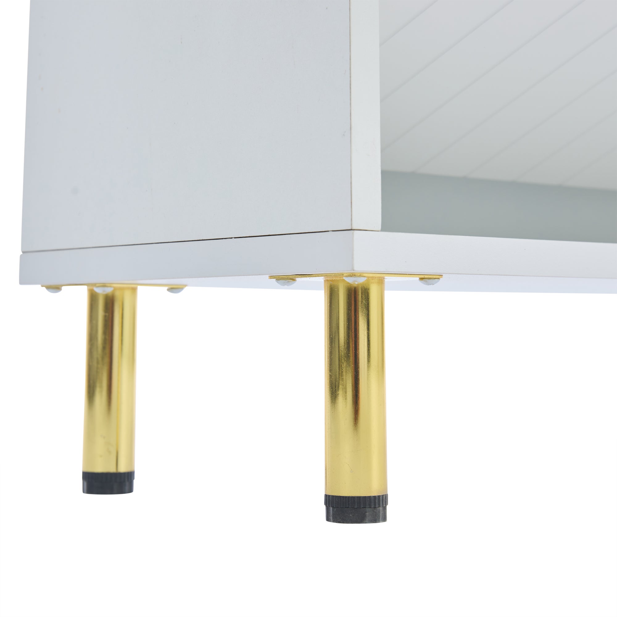 Meuble à chaussures 80x23,5x123,5 cm - avec 3 abattants - avec 6 compartiments réglables - blanc - 7