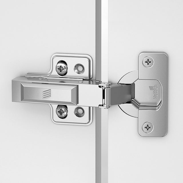 Charnière veosys 105° inox - Coudure : 0 mm - Montage : En applique - HETTICH