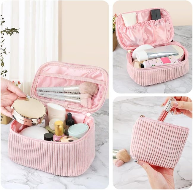 BAGSMART Borsa da toilette da viaggio Borsa per cosmetici da donna impermeabile Borsa per riporre prodotti per la cura della pelle di grande capacà Borsa da bagno asciutto e bagnato 15 BAGSMART Borsa da toilette da viaggio Borsa per cosmetici da donna impermeabile Borsa per riporre prodotti per la cura della pelle di grande capacà Borsa da bagno asciutto e bagnato 15