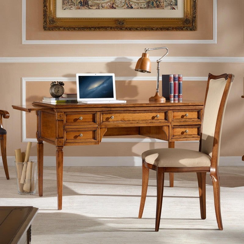 Scrittoio Scrivania Classica Nera MOBILI 2G SCRIVANIA CLASSICA