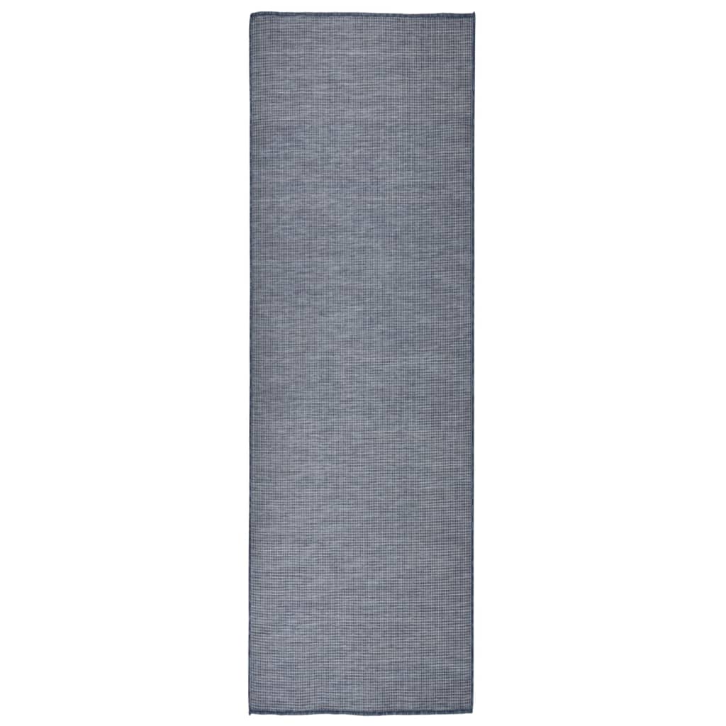 Tappeto Da Esterno Impermeabile Carpetsale24 80x250 Cm Nero - Resistente Alle Intemperie, Lavabile