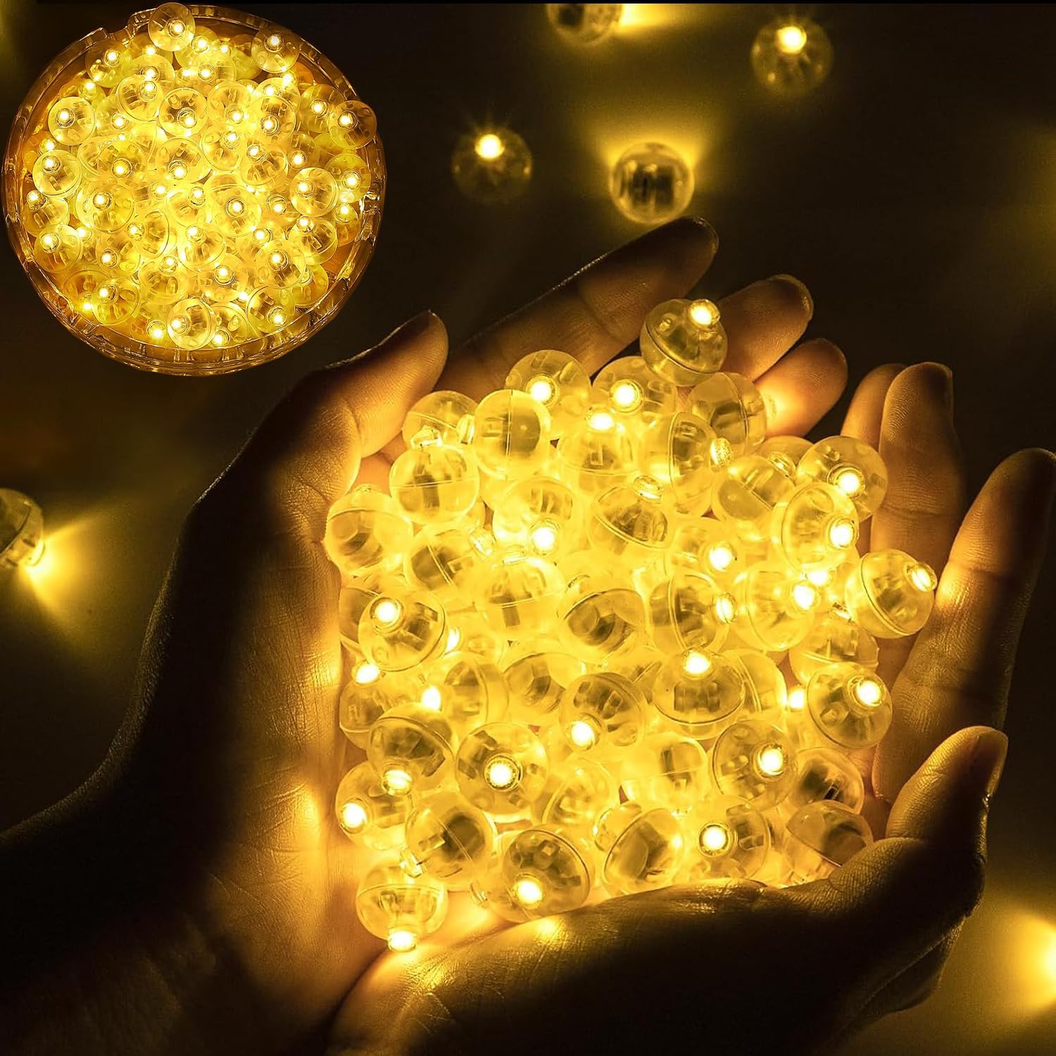 50 sztuk lampek LED do balonów, miniaturowe lampki balonowe na urodziny, Boże Narodzenie, Nowy Rok, Halloween, imprezy, dekoracje ślubne, do użytku we