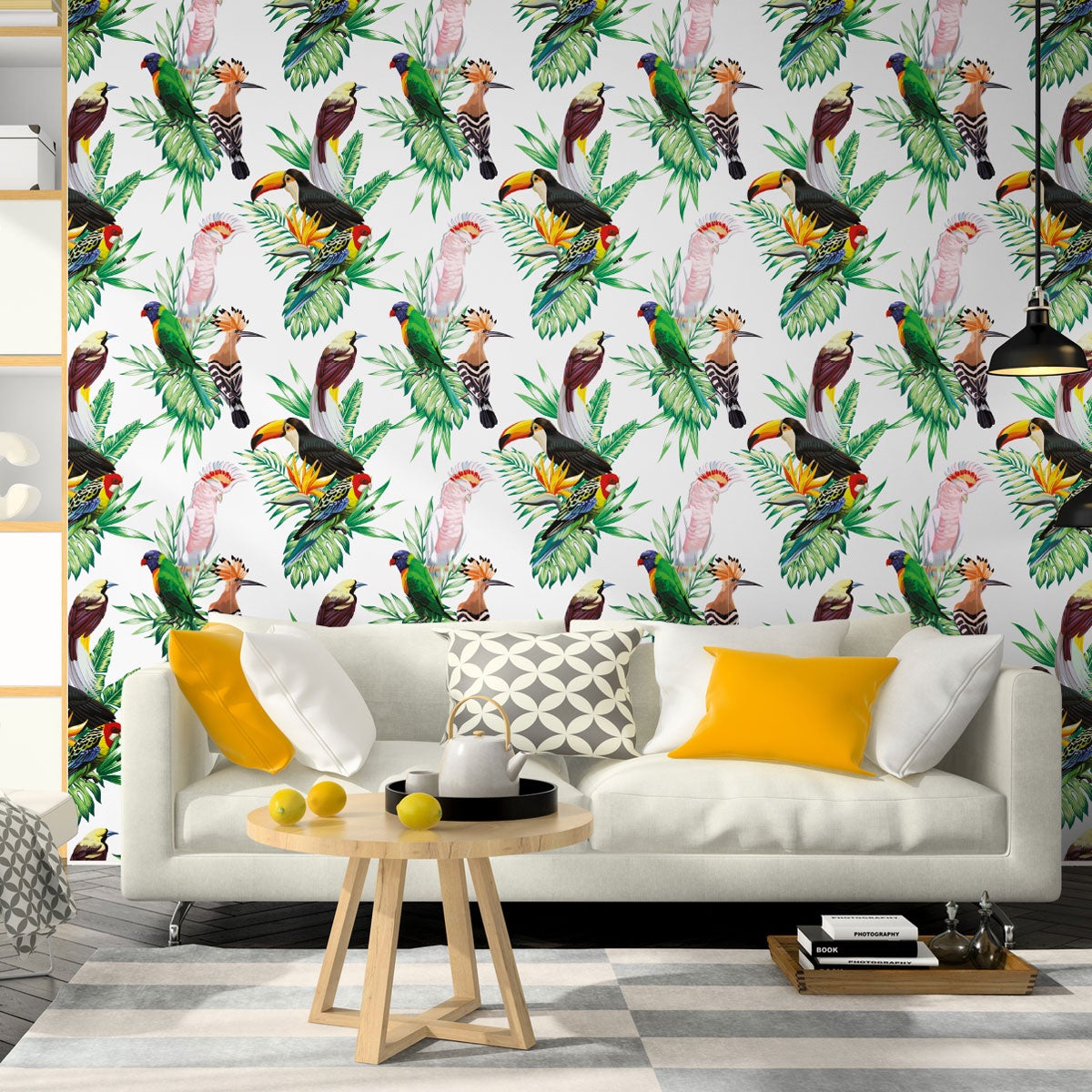 Adesivo arazzo tropicale Cahuita - Sticker adesivo - adesivi murali - 60x60cm - 3