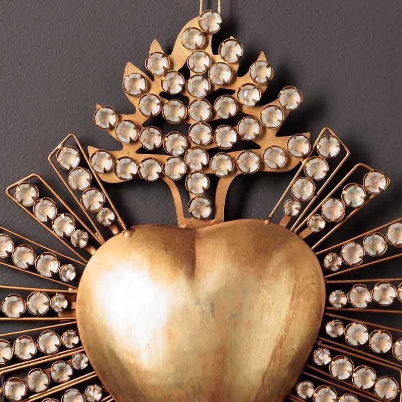 Ex-voto bijou or argent 23x2x18cm - 3