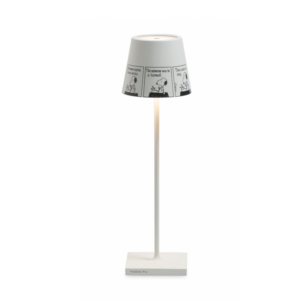 Zafferano Poldina Pro Peanuts lampa stołowa LED, akumulatorowa, ściemnialna, IP65, czas pracy 12h