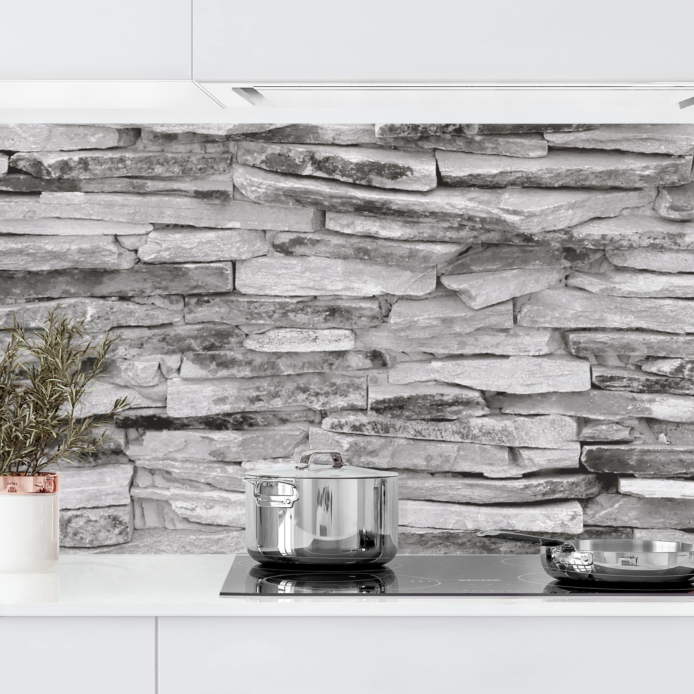 Salpicadero cocina salpicadero cocina adhesivo en pared y azulejos impermeable a prueba de aceite n.1009 gris / plateado 100 x 50 cm