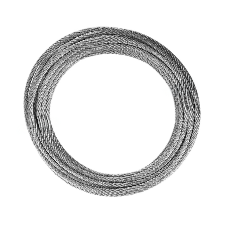 Cable trenzado ø4mm acero inoxidable 316 rollo de 50 metros