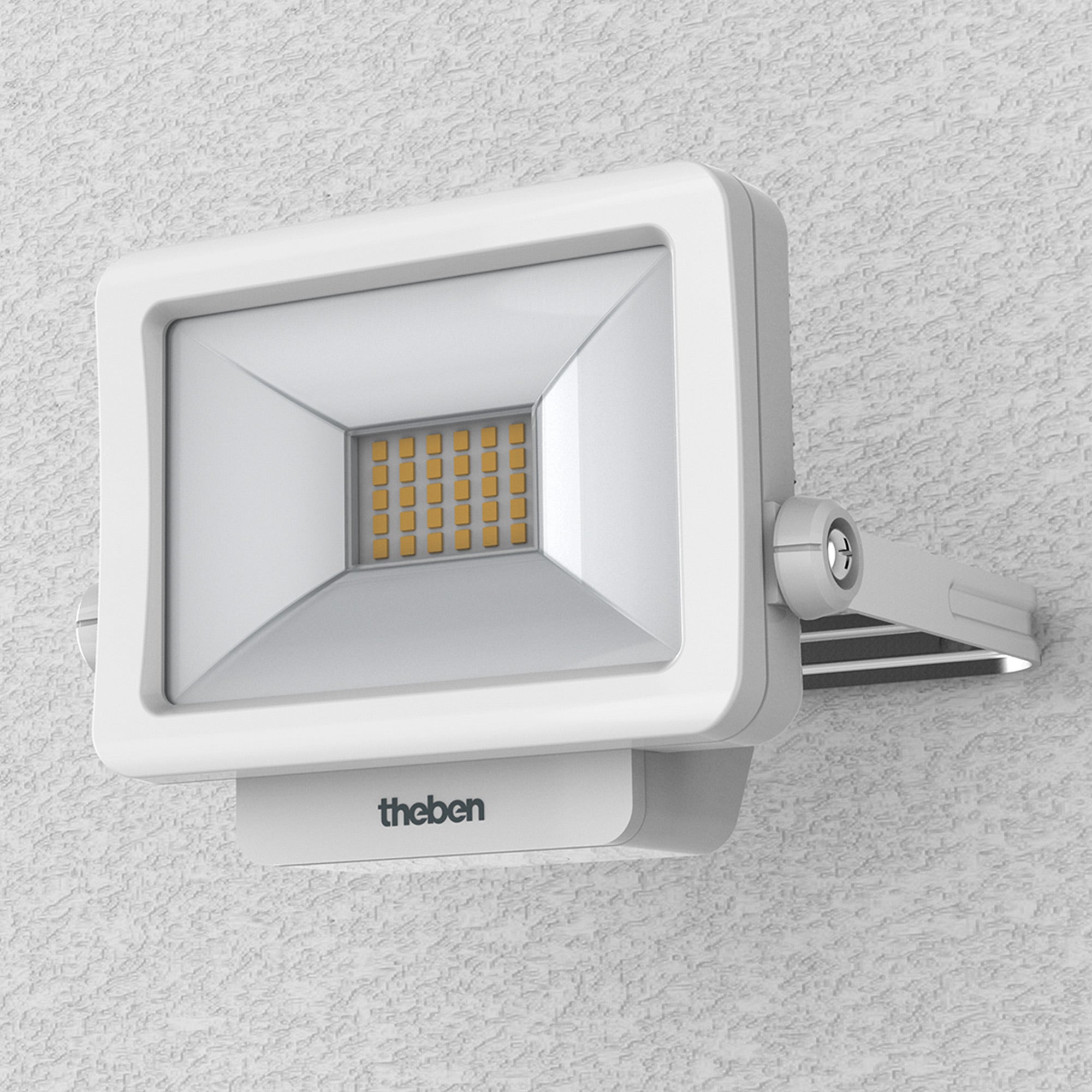 Theben 1020690 theLeda B10L W WH Reflektor LED 10 W, obracany o 360°, 3000 K, ciepła biel - 6