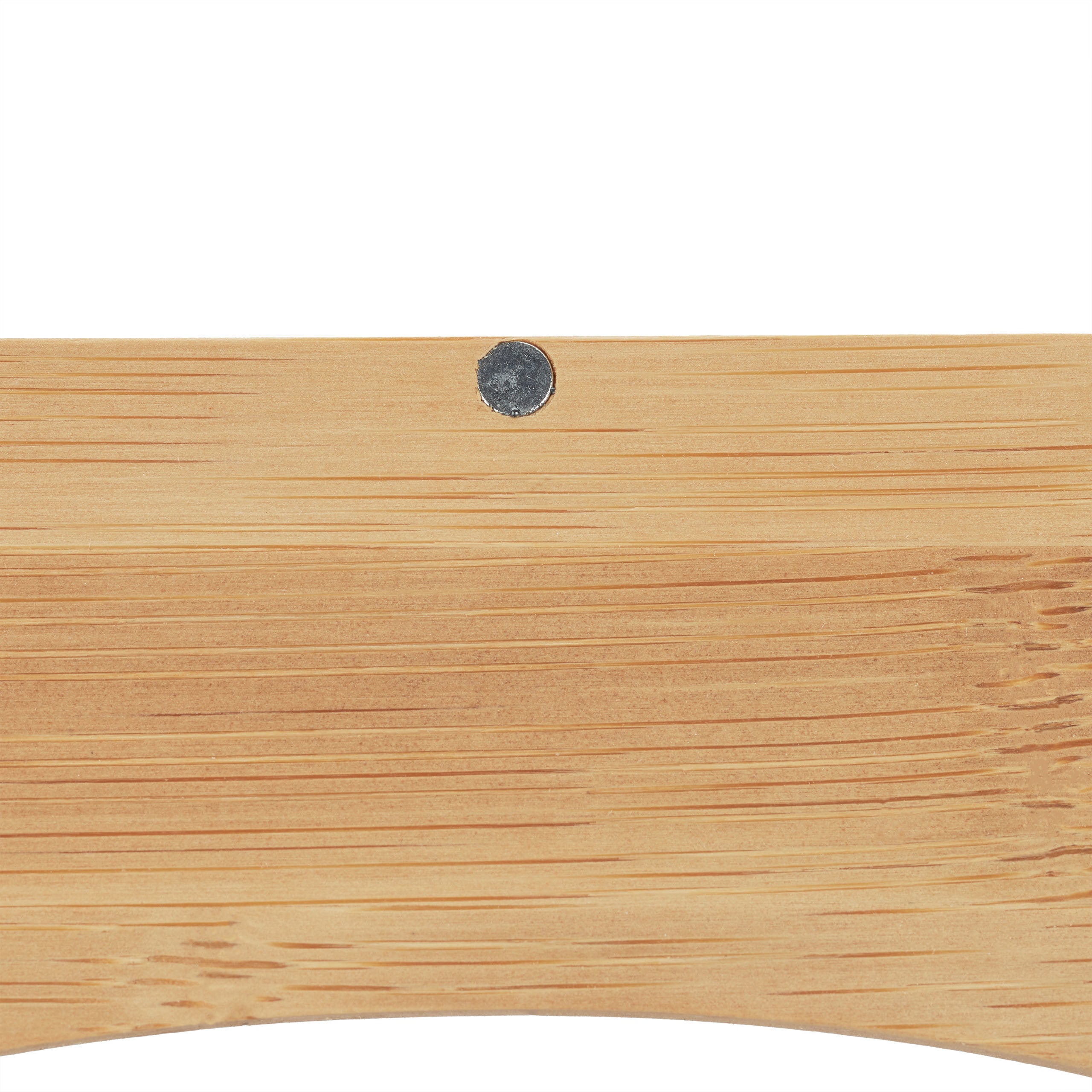 Distributeur de mouchoir avec couvercle, salle de bain, 2 compartiments, bambou, 9 x 30,5 x 14,5 cm, naturel, Relaxdays - 8