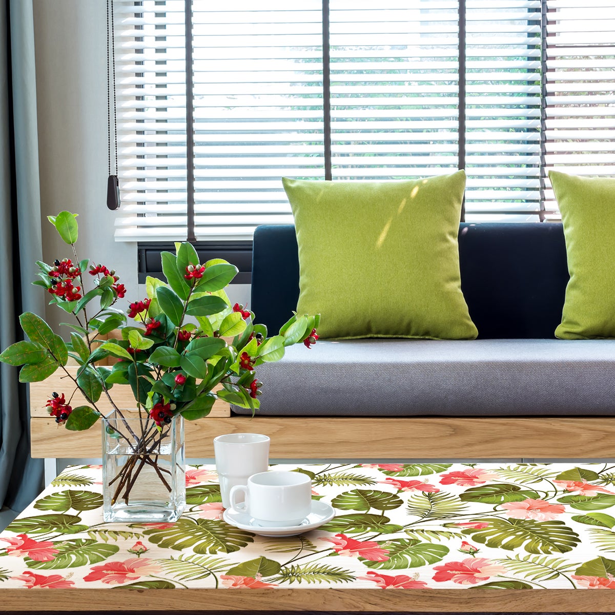 Adesivo mobili tropicale dewario - Sticker adesivo - adesivi murali - 60x90cm - 3