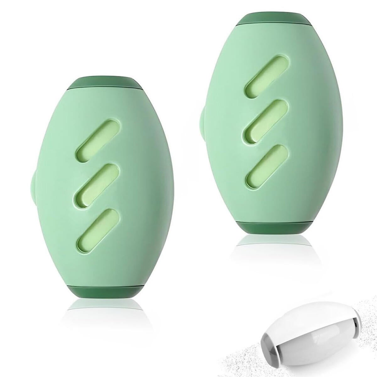 2 Pièces Rouleau Anti-Peluches réutilisable et Lavable, Animaux de Compagnie Stick it Lint Roller, pour Poils d'animaux et - Electroménager