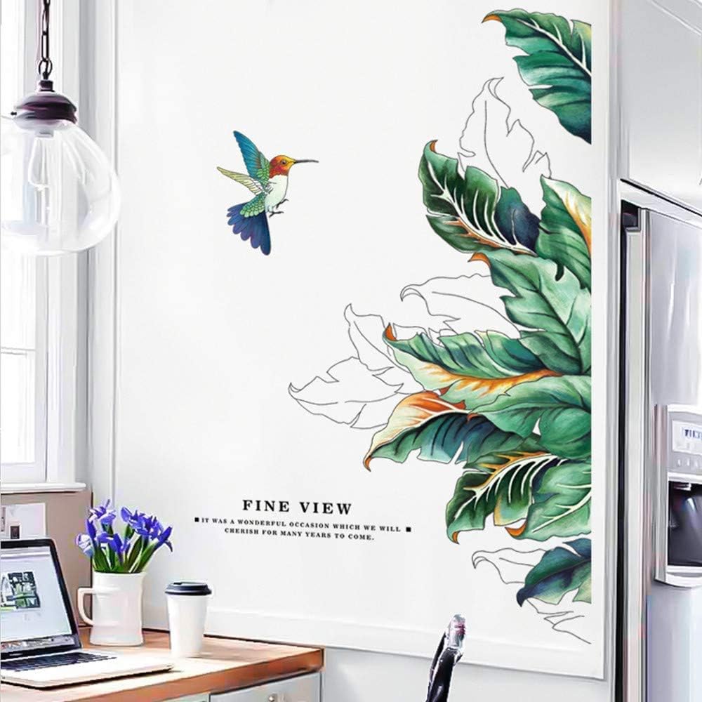 DECOWALL DS-8038 Stickers Muraux Petits Oiseaux – Décoration Aquarelle Chambre Enfant