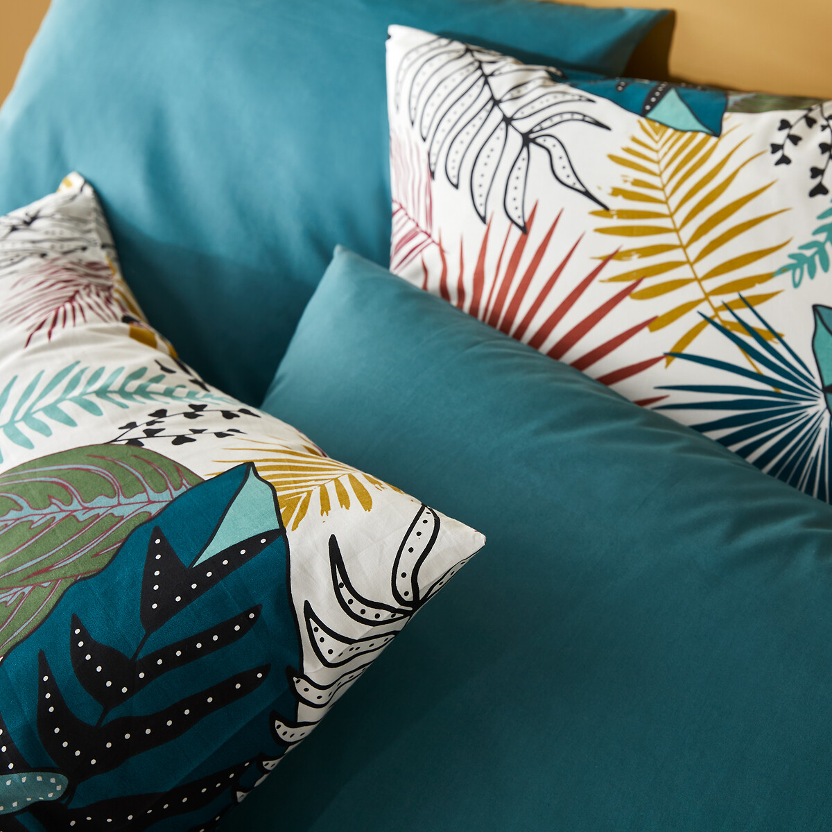 Housse de couette percale coton, Macara Jungle - Imprimé - 260 x 240 cm - 3