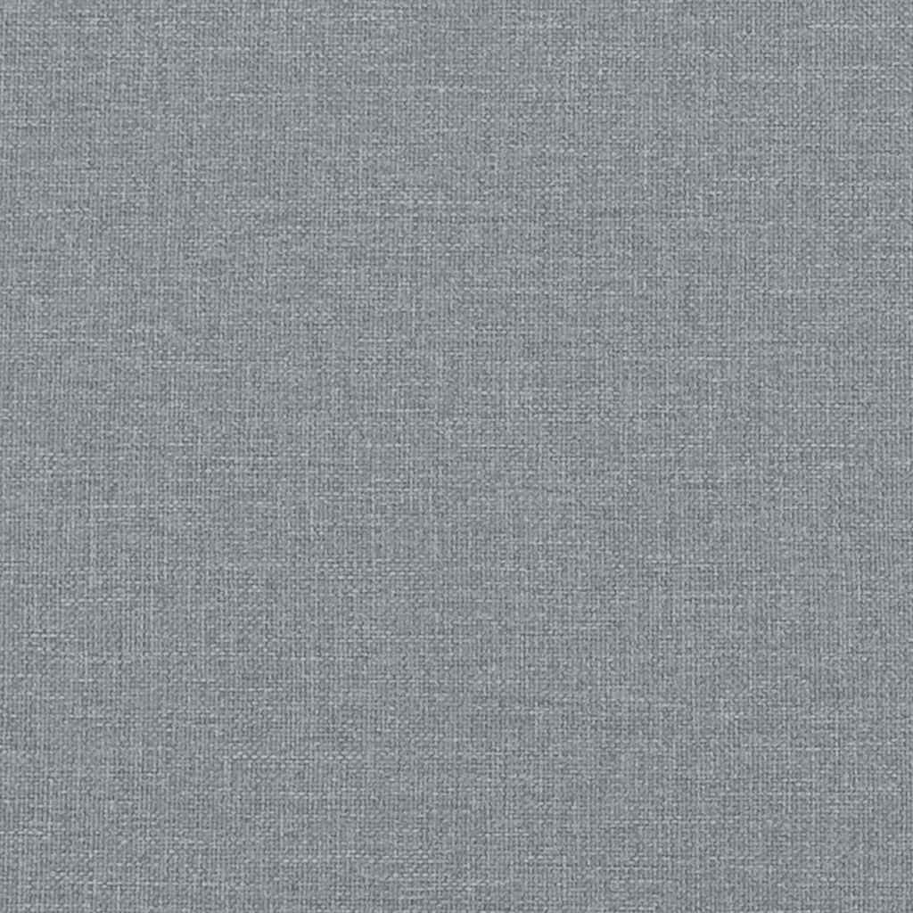 Cadre de lit sans matelas, en tissu, gris clair, pour la chambre, 100 × 200 cm - 8