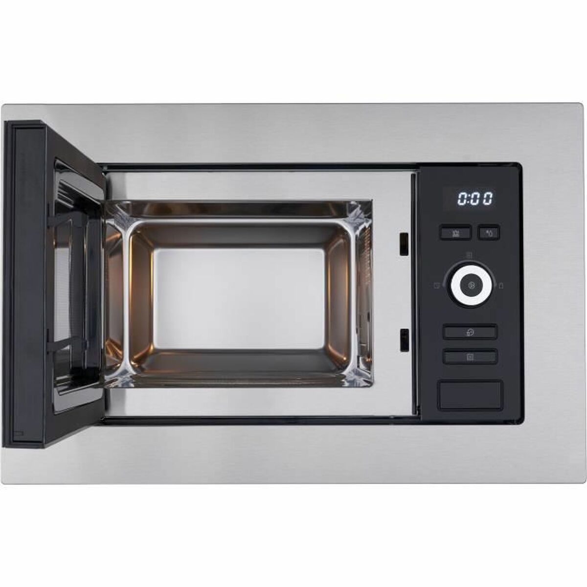 Four micro ondes encastrable gril 20L Continental Edison MO20IXEG inox LED - 8
