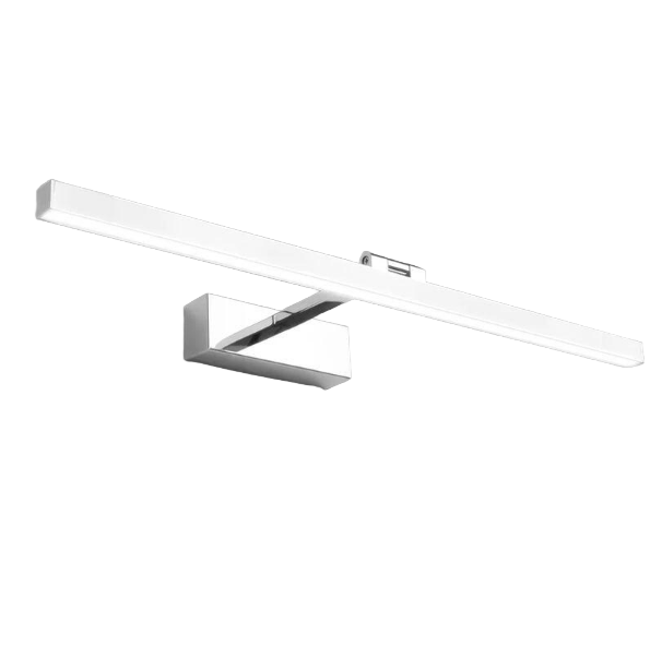 Lampa Miroir LED do łazienki 50cm, 12W, wodoodporna IP44, kinkiet do łazienki, rotacja 180°, zimne białe światło 5500K,