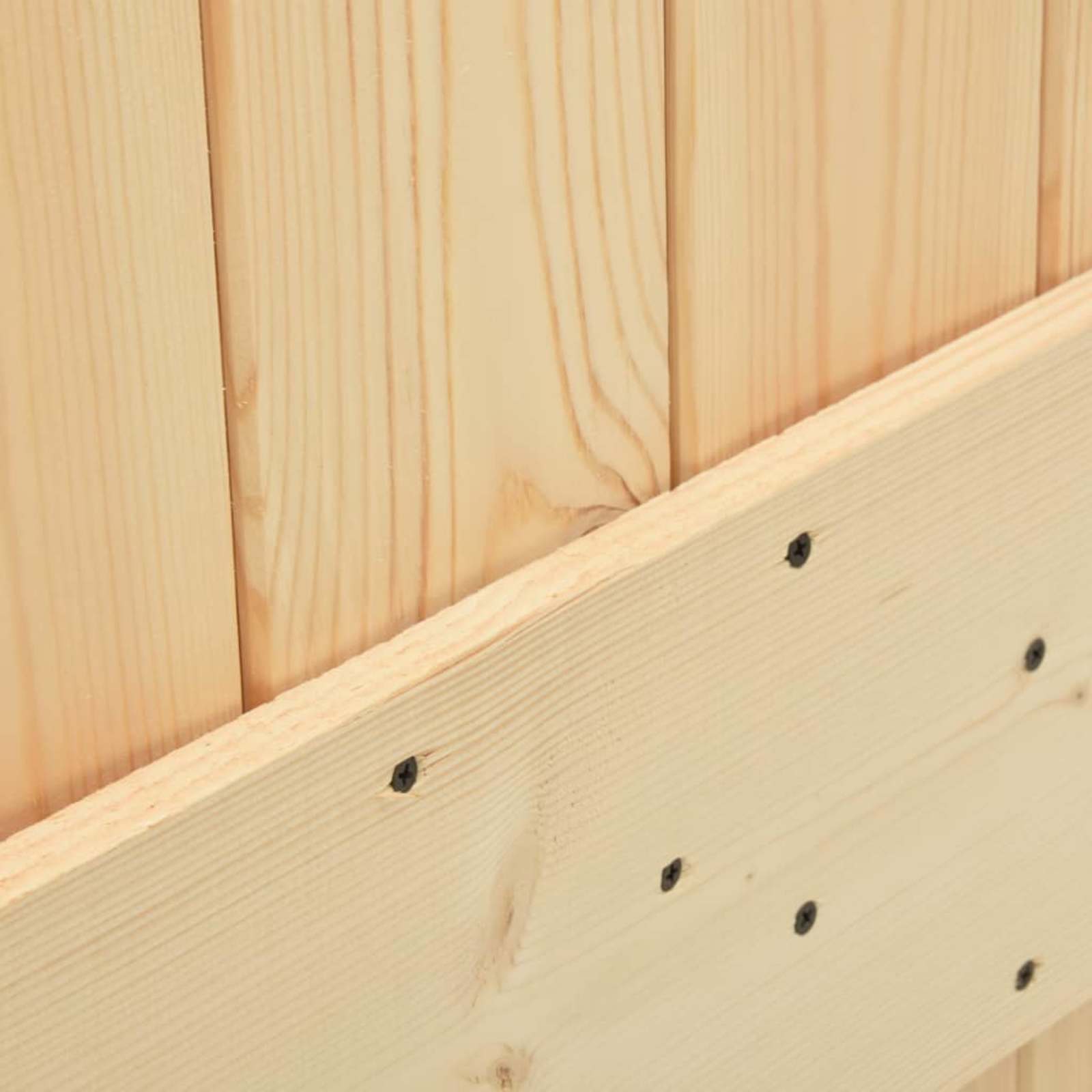 Porta NARVIK Naturale 80 x 210 cm Legno di pino solido vidaXL - 9