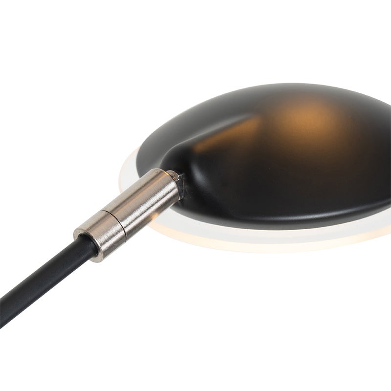 LED Dimmable Lampadaire variateur inclus sixties - 5 lumière - H 1810 mm - Noir - Design - Éclairage intérieur - Salon I Chambre I Cuisine I Salle à - 7