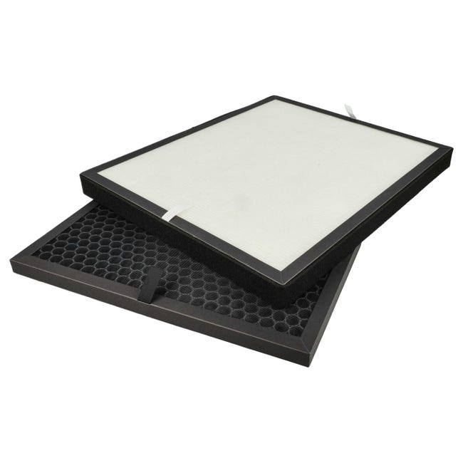 Lot De 2 Filtres HEPA + Charbon Actif LEVOIT LV-PUR131 - Filtre Rechange Purificateur Air