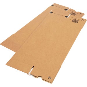 Confezione da 50 fogli di cartone ondulato da 21 x 28 cm, divisori in cartone ondulato marrone di alta qualità, per spedizioni, spedizioni, decorazioni fai da te e artigianato, confezione da 50