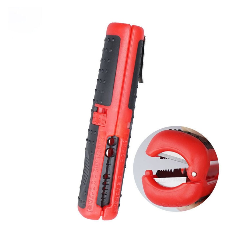 Pince à Dénuder Multifonction Avec Testeur De Tension 12 V-250 V