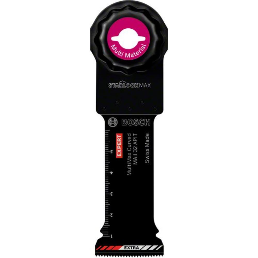 Bosch Professional 10x Lame per Utensili Multifunzione Expert MultiMax MAII 32 APIT per Lamiere di Acciaio Inossidabile, Larghezza 32 mm, Accessorio U