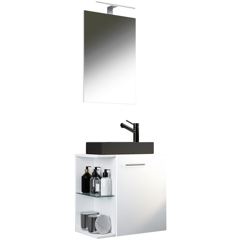 umywalka do mebli łazienkowych Hausa Biały W. 122 x S. 52 x G. 34 cm